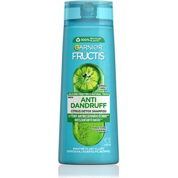 Garnier Čistící šampon pro mastné vlasy s lupy Fructis Anti Dandruff Citrus Detox C6879700 250 ml