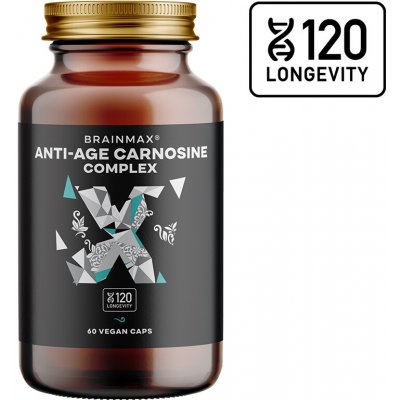 BrainMax Anti-Age Carnosine complex, karnosin komplex, 60 kapslí – Hledejceny.cz