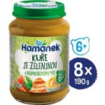 Hamánek Kuře se zeleninou a bramborem 8 x 190 g – Zboží Mobilmania