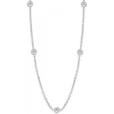Troli Elegantní ocelový náhrdelník se zirkony VAAXP1692S – Zboží Dáma