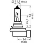 Trifa TDL Long Life HD H11 PGJ19-2 24V 70W