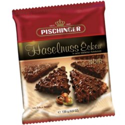 Heindl Pischinger Lískooříškové Trojhránky v hořké čokoládě 130 g