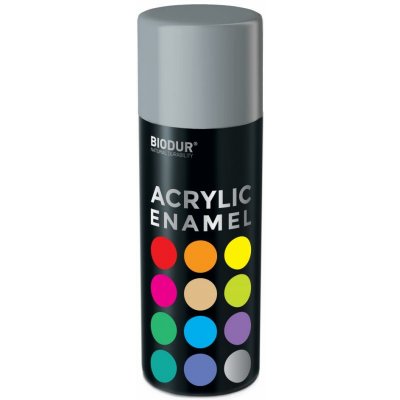 Biodur Akrylový email ve spreji - tmavě šedá 400 ml/RAL 7046 | Zboží Auto