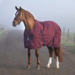 Horseware RAMBO Deka stájová termo Stable burgundy – Zboží Dáma