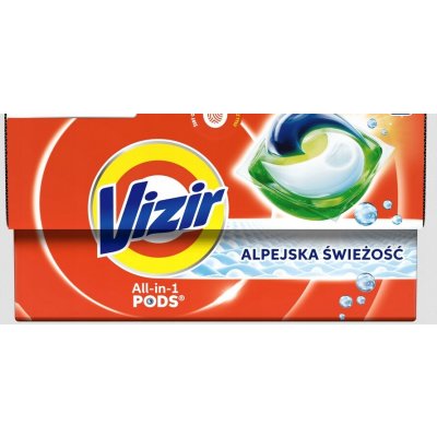 Vizir All in1 Alpská svěžest kapsle na bílé a světlé tkaniny 19 PD – Sleviste.cz