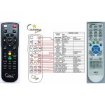 Dálkový ovladač General NEC RD-443E, RD-448E, RD-450D, RD-452E, RD-458E, RD-469E – Hledejceny.cz