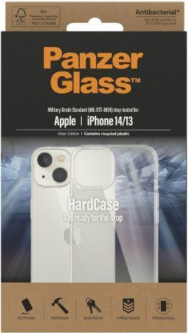 Pouzdro PanzerGlass HardCase čiré, Apple iPhone 14/13 0401