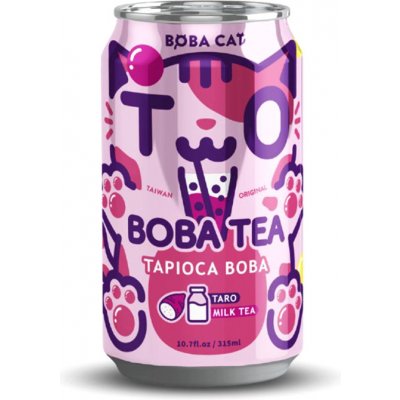 Boba Cat Taro Boba Tea Tapioca Bubble Tea Milk 315 ml – Zboží Dáma
