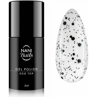 NANI gel lak Egg Top Black 5 ml – Sleviste.cz