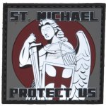 5IVE STAR GEAR Nášivka ST.MICHAEL PROTECT US velcro plastová – Zboží Mobilmania
