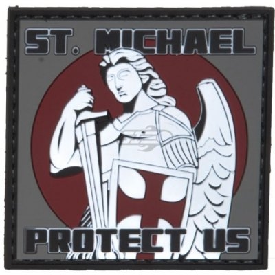 5IVE STAR GEAR Nášivka ST.MICHAEL PROTECT US velcro plastová