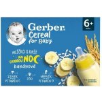 Gerber Cereal mlíčko s kaší na dobrou noc banánové 2 x 200 ml – Zboží Dáma