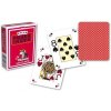 Hrací karty - poker Modiano Poker , mini, 4 rohy, červené, sada 12 balíčků