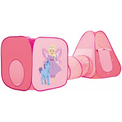 Playtive Dětský stan s tunelem růžová – Sleviste.cz