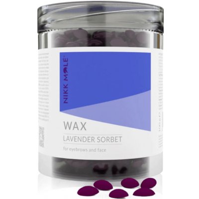Nikk Mole WAX voskové granule na obočí a obličej Lavender Sorbet 100 g – Zboží Dáma