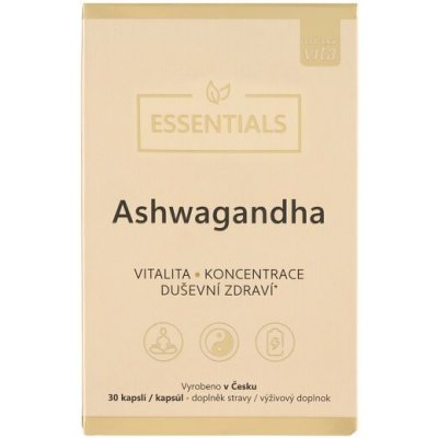 Maxi Vita Essentials Ashwagandha 30 kapslí – Hledejceny.cz