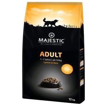 Majestic Dog Adult jehněčí a rýže 12 kg