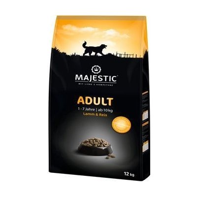 Majestic Dog Adult jehněčí a rýže 12 kg