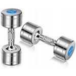 HMS CHD10 Chromované činky 2 x 10 kg – Zbozi.Blesk.cz