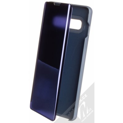 Pouzdro 1Mcz Clear View Samsung Galaxy S10 Plus modré
