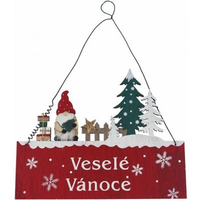 Dekorace k zavěšení D5657 22.5 × 25 × 0.8 cm – Hledejceny.cz