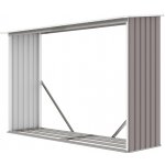 Rojaplast dřevník 242x75 cm WC-B taupe – Zboží Dáma