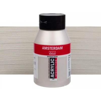 Amsterdam akrylové barvy 1000 ml 800 silver – Sleviste.cz