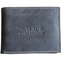 Pánská kožená peněženka Wild's Collection šedá