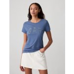 GAP Tričko s logem Modrá – Zboží Dáma