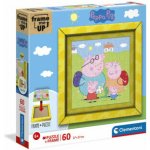 CLEMENTONI Frame Me Up Prasátko Peppa 60 dílků – Zboží Dáma