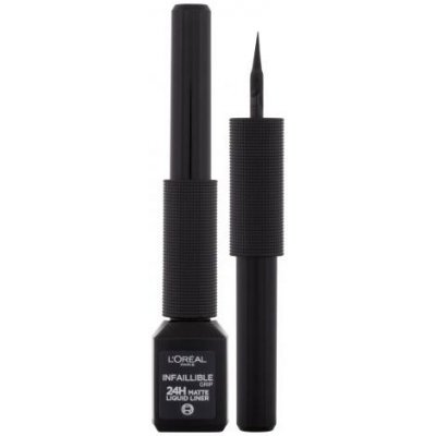 L'Oréal Paris Infallible Grip 24H Matte Liquid Liner matná tekutá oční linka 01 Black 3 ml