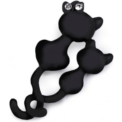 Prima-obchod brož pes kočky s broušenými kamínky 2 černá kočka 23805 – Sleviste.cz