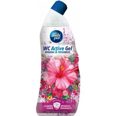 Ambi pur WC Active gel ibišek/růže 750 ml – Sleviste.cz