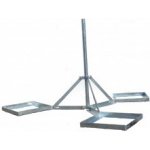 Trojnožka 1,2m na dlaždice, pr. 60mm - žárový zinek TR126ZDL – Zbozi.Blesk.cz