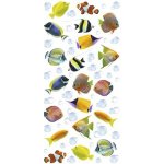 Crearreda Samolepicí dekorace barevné rybičky1 arch15 x 31 cm – Sleviste.cz