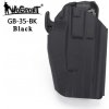 Pouzdra na zbraně Wosport opaskové GB35 Full size Glock 17 P226 M92F černé
