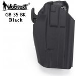 Wosport opaskové GB35 Full size Glock 17 P226 M92F černé – Zboží Dáma