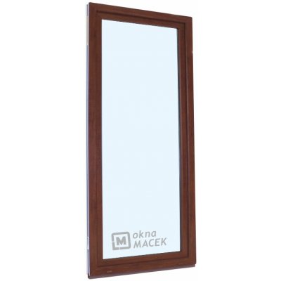 Kömmerling balkonové dveře 70 AD OS pravé ořech/ořech 80 x 220 cm jednostranná klika + madýlko + PVC rám – Hledejceny.cz