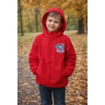 Eplusm chlapecká bunda Tlapková Patrola s fleece podšítím červená – Zboží Mobilmania