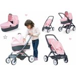 Smoby Set trojkombinace Powder Pink 3in1 Maxi Cosi&Quinny s kočárkem pro dvojčata – Zboží Mobilmania