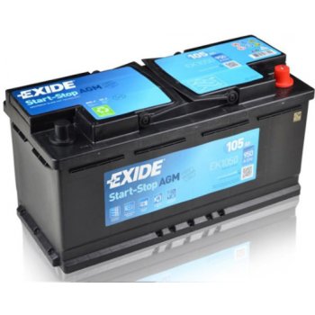 Exide Start-Stop AGM 12V 105Ah 950A EK1050