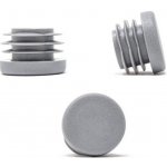 Zátka, záslepka šedá kulatá s lamelami průměr 20 mm; ZK20-GREY – Hledejceny.cz
