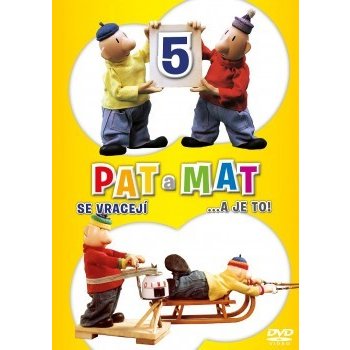 Pat a Mat 5 Balení Papírový obal DVD