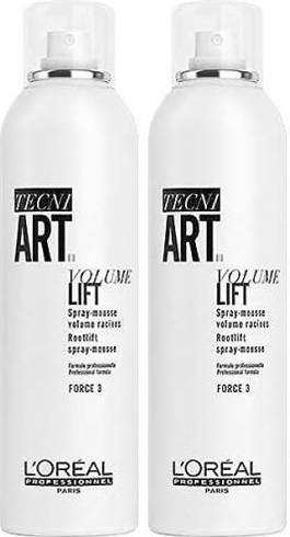 L\'Oréal Professionnel Tecni Art Volume Lift fixační sprej na vlasy s extra silnou fixací 2 x 250 ml dárková sada