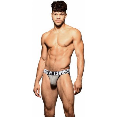 Andrew Christian Pánské jocksy šedé DOORBUSTER! – Zboží Dáma