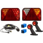 DOBPLAST FRISTOM Sada světel: zadní LED světla DPT35 + boční obrysová LED světla FT-009 + kabelový svazek MANTES 4,5 m 7PIN