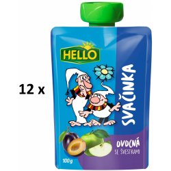 HELLO se švestkami 12 x 100 g