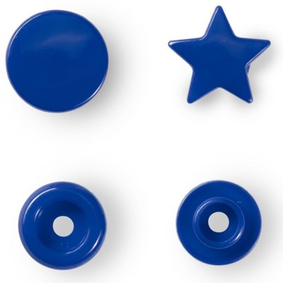 PRYM Patentky Color snaps hvězdy 216 - modrá – Sleviste.cz