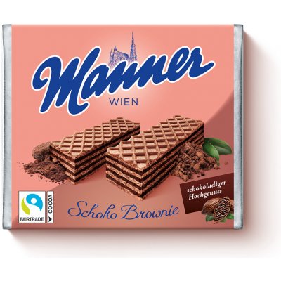 Manner Čoko-Brownie oplatky 75 g – Hledejceny.cz