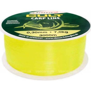 CLIMAX Cult Carpline fluo yellow 600 m 0,3 mm 8,3 kg